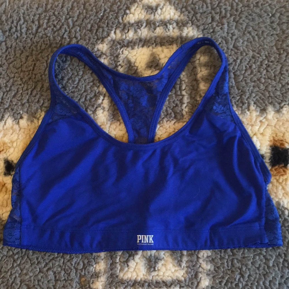 PINK lace sports bra